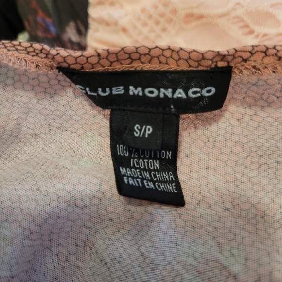 Club Monaco Pink Ruched Bodycon Dress - Picture 5 of 5